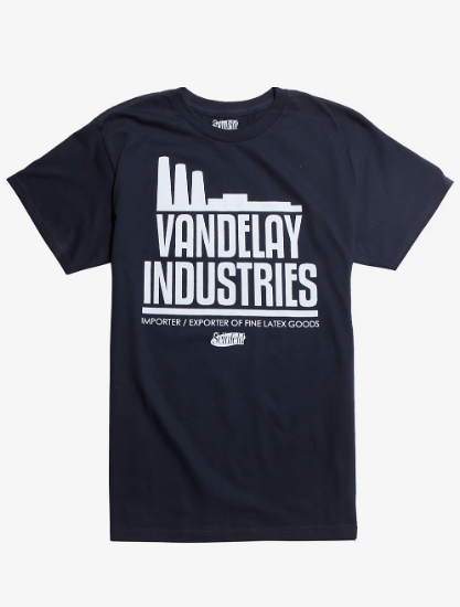 seinfeld vandelay industries t shirt